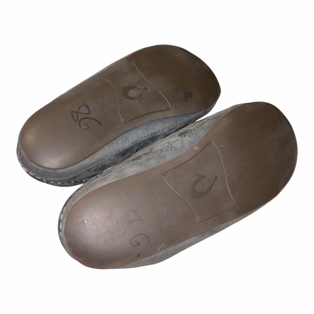 ✨Olukai Women's Nohea Sheepskin Grey Sz 9 Slippers✨ - Picture 6 of 8
